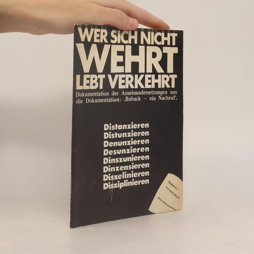 Various authors Wer sich nicht lebt wehrt sich verkehrt