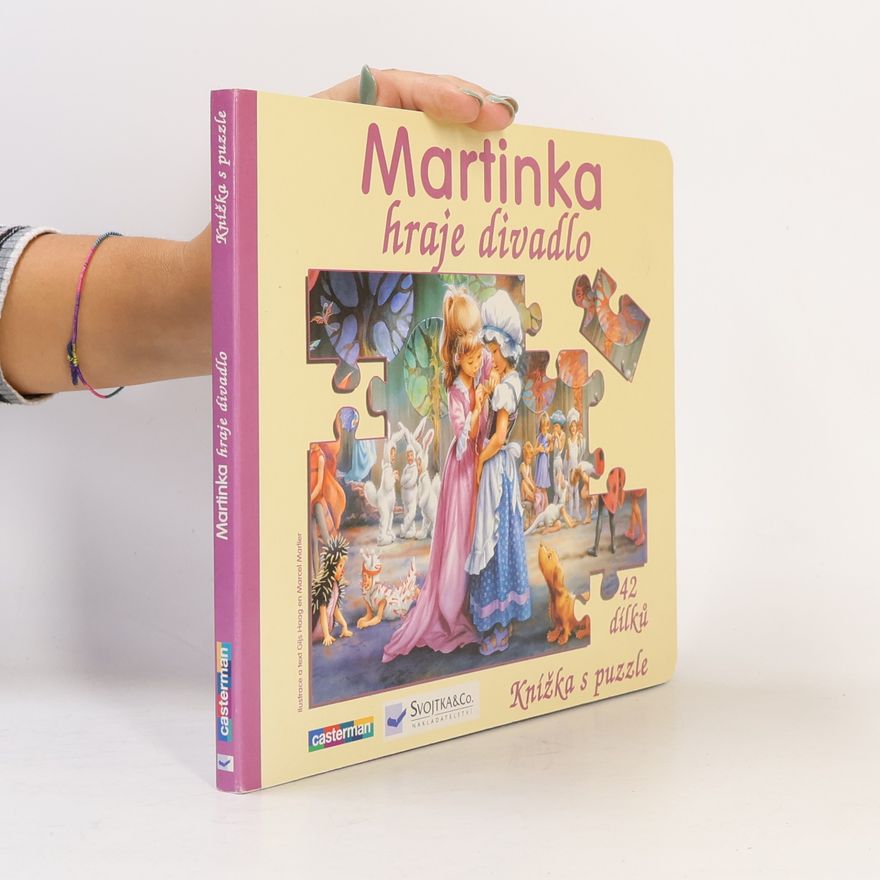 Gilbert Delahaye Martinka hraje divadlo. Knížka s puzzle