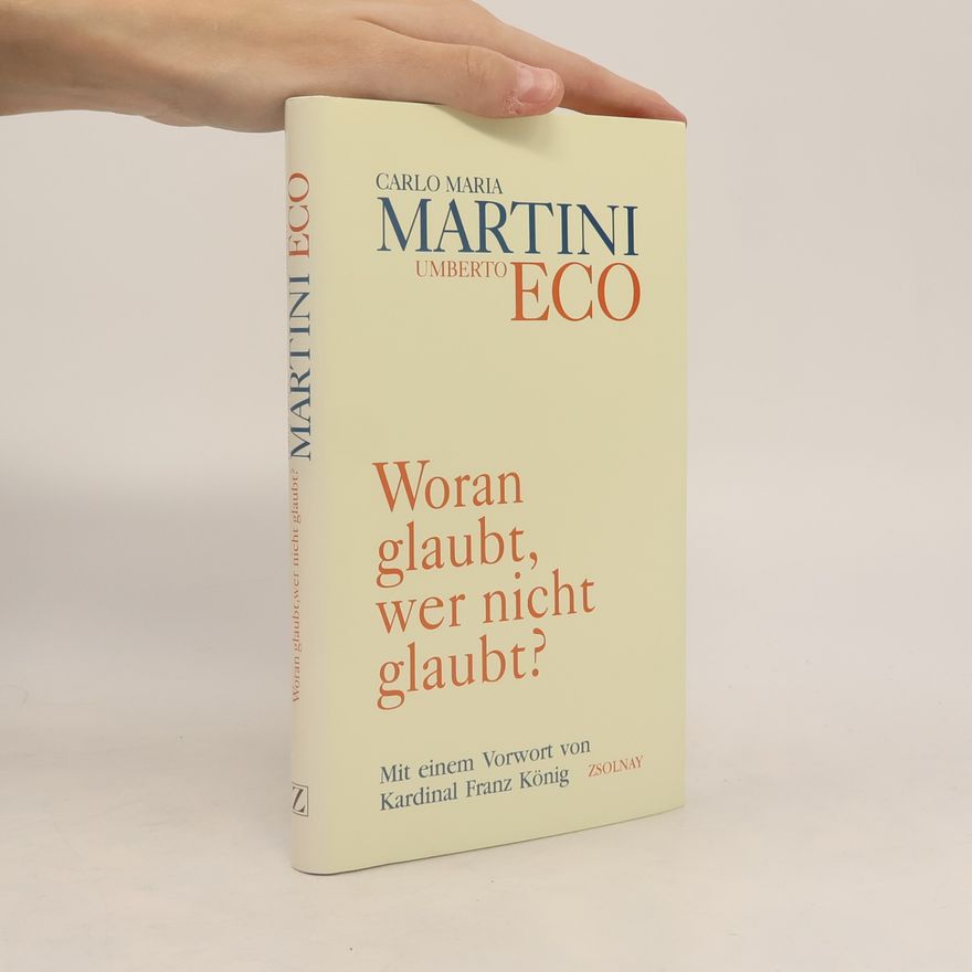 Carlo Maria Martini Woran glaubt, wer nicht glaubt?