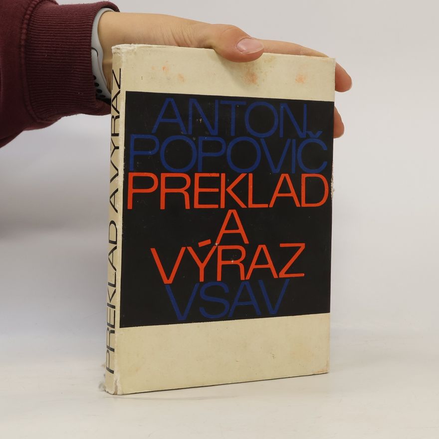 Anton Popovič Preklad a výraz