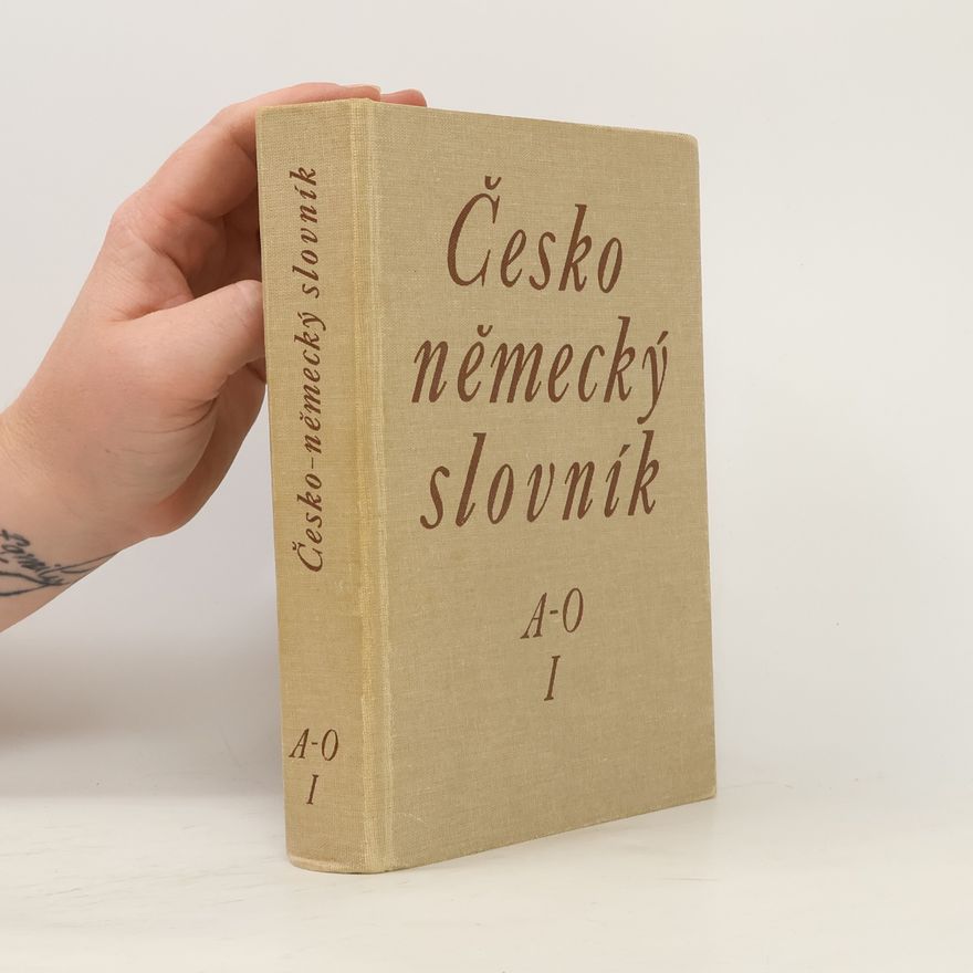 Autorenkollektiv Česko-německý slovník A-O 1. díl