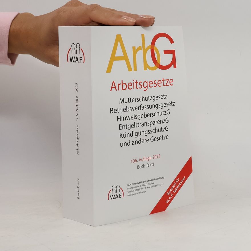 Prof. Dr. Reinhard Richardi ArbG Arbeitsgesetze 106