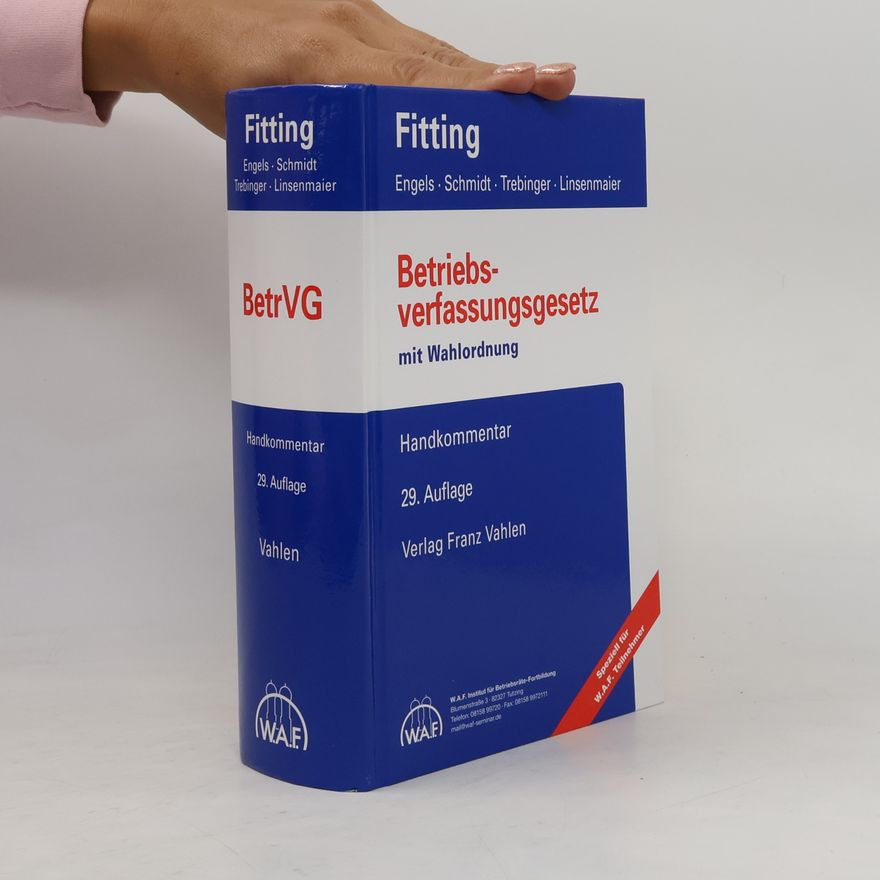 Autorenkollektiv Betriebsverfassungsgesetz mit Wahlordnung
