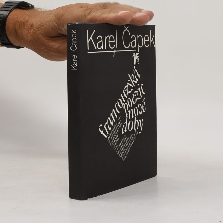 Karel Čapek Francouzská poezie nové doby