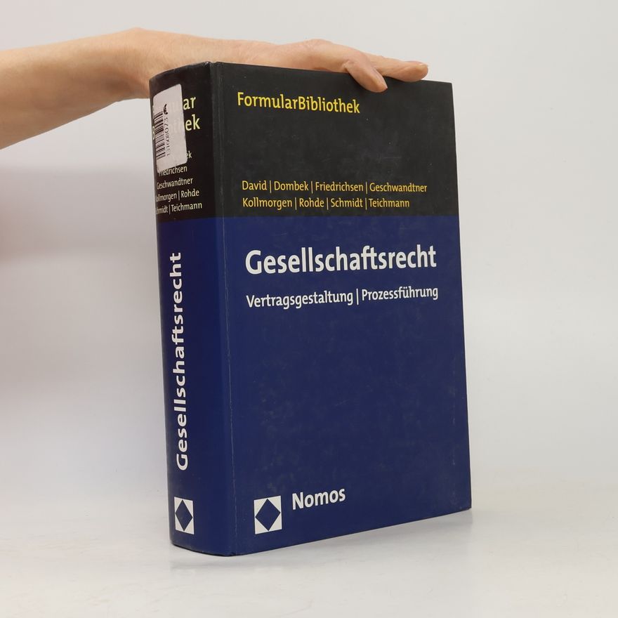 Karl-Michael Schmidt Gesellschaftsrecht