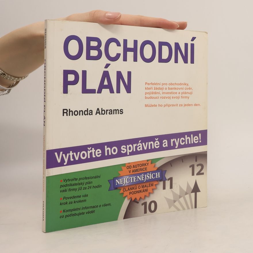 Julie Vallone Obchodní plán. Vytvořte ho správně a rychle!