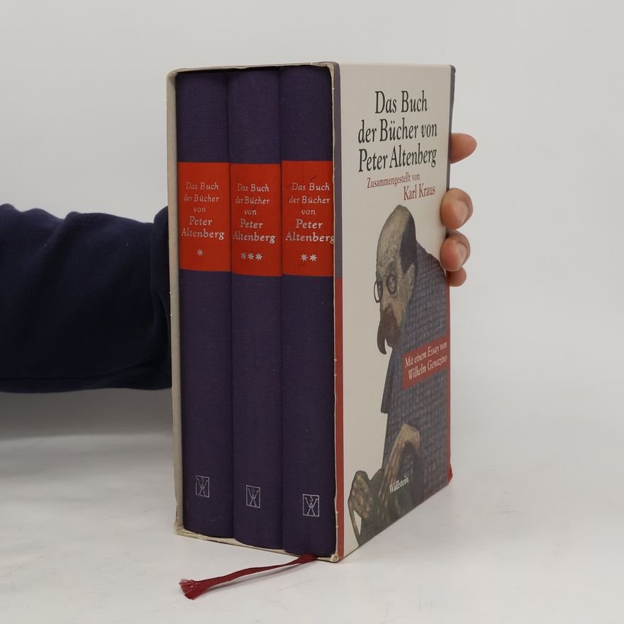 Peter Altenberg Das Buch der Bücher von Peter Altenberg. Band 1-3.