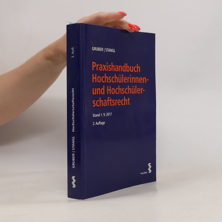 Michael Gruber Praxishandbuch Hochschülerinnen- und Hochschülerschaftsrecht