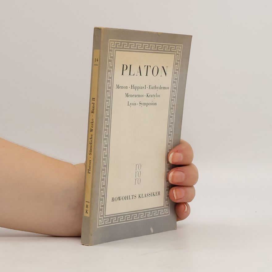 Platon Platon Sämtliche Werke Band II