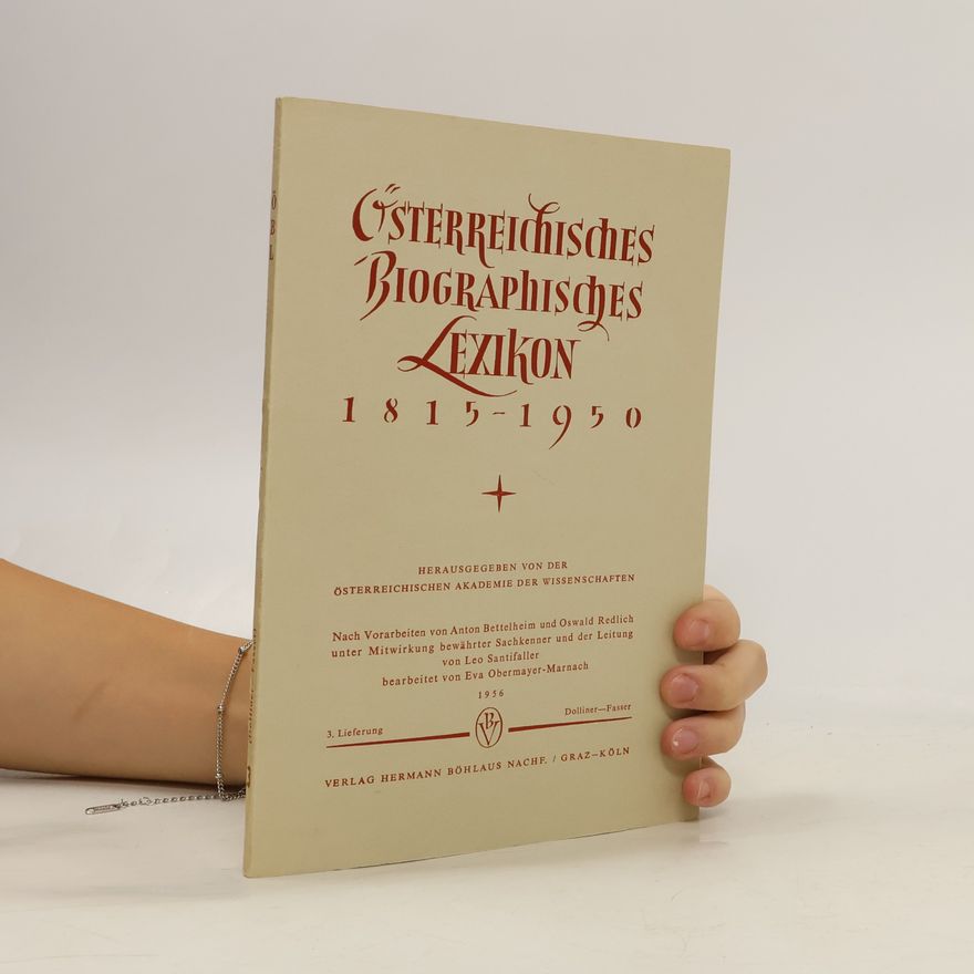 Autorenkollektiv Österreichisches Biographisches Lexikon