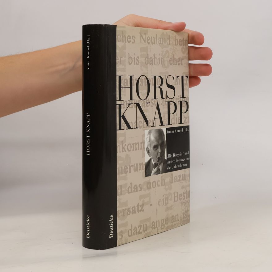 Horst Knapp "Big Bargain" und andere Beiträge aus vier Jahrzehnten