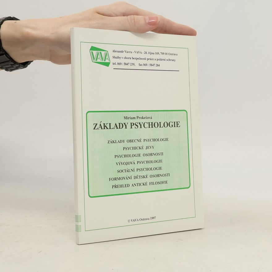 Miriam Prokešová Základy psychologie