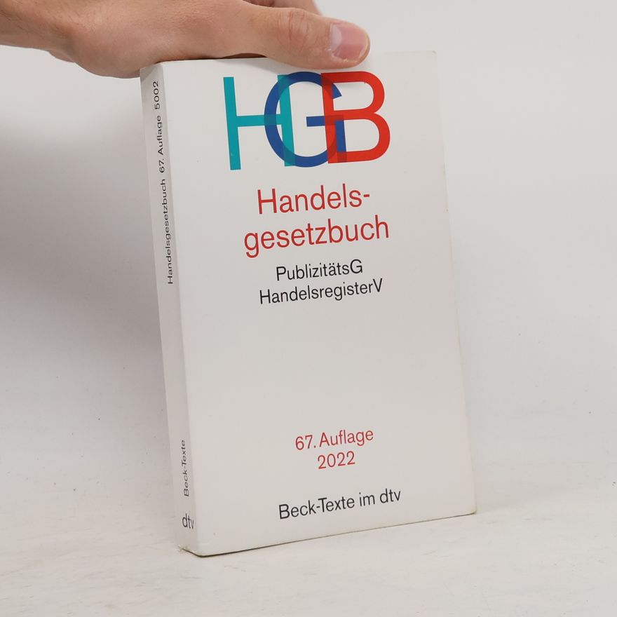 Autorenkollektiv Handelsgesetzbuch HGB