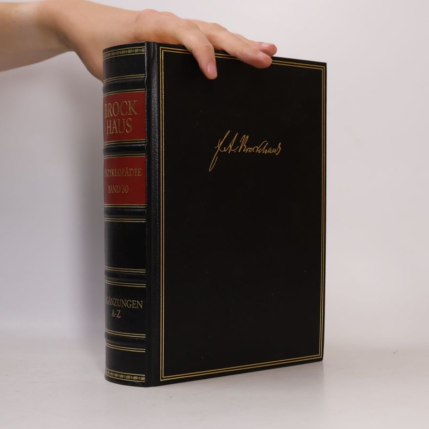 Various authors Brockhaus Enzyklopädie 30. Ergänzungen A-Z