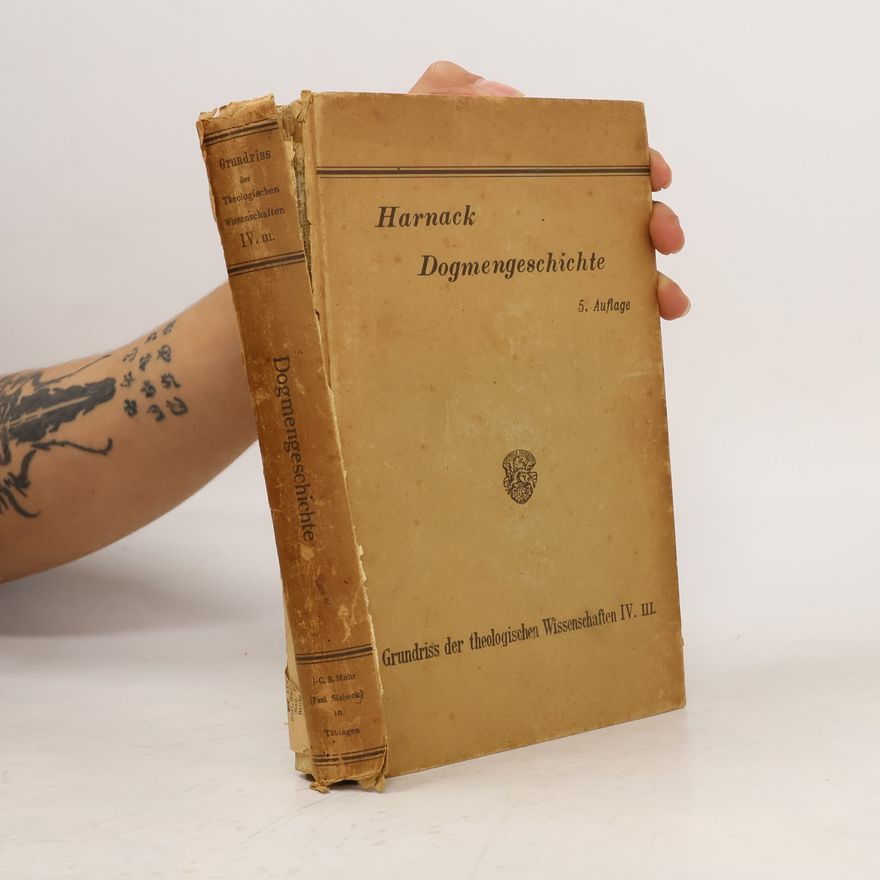 Adolf Harnack Dogmengeschichte
