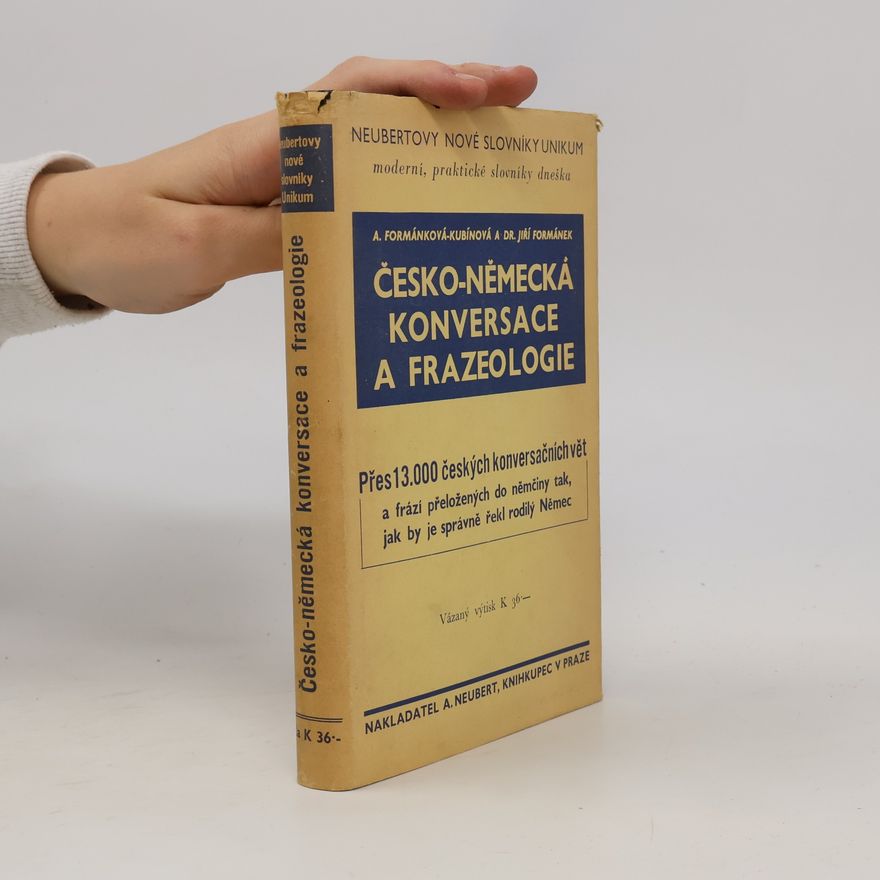 Jiří Formánek Česko-německá konversace a frazeologie