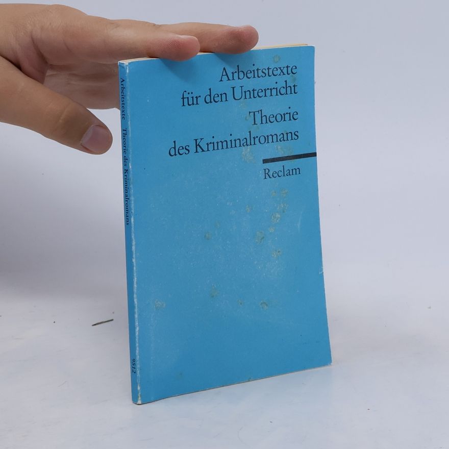 Eckhard Finckh Theorie des Kriminalromans