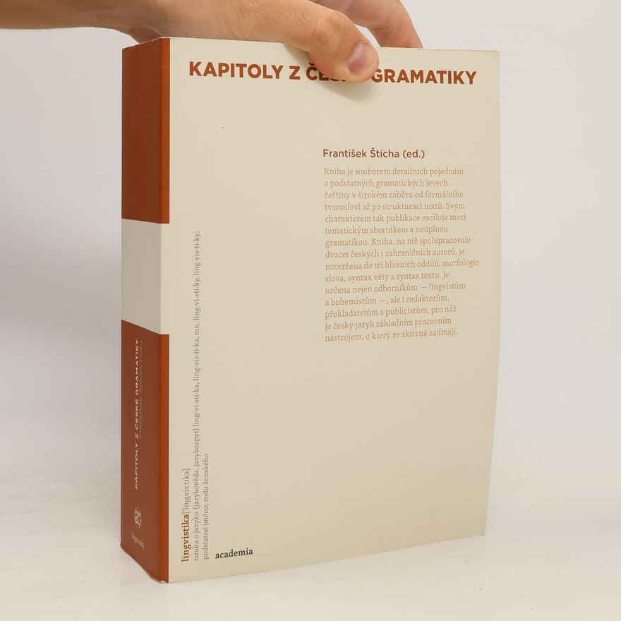 František Štícha Kapitoly z české gramatiky
