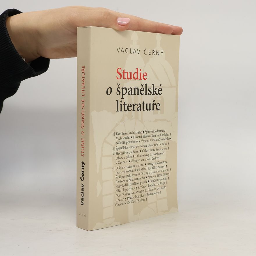 Václav Černý Studie o španělské literatuře