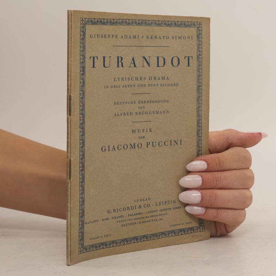 Giuseppe Adami Turandot
