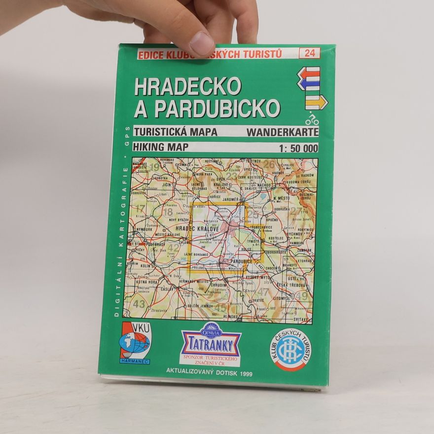 Kolektiv autorů Hradecko a Pardubicko turistická mapa