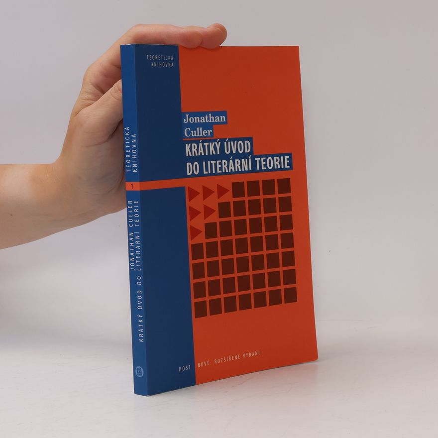 Jonathan Culler Krátký úvod do literární teorie