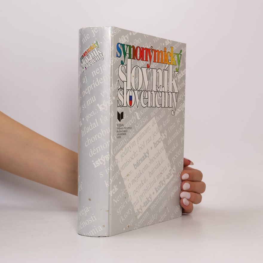 Mária Pisárčiková Synonymický slovník slovenčiny