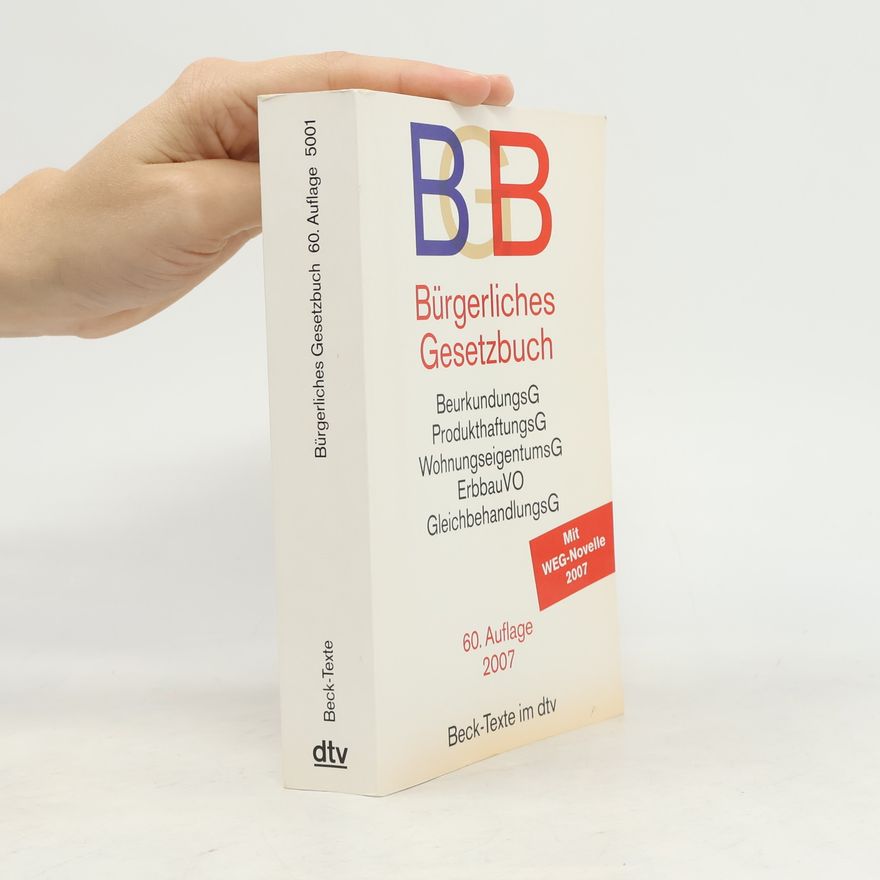 Collectif d'auteurs Bürgerliches Gesetzbuch