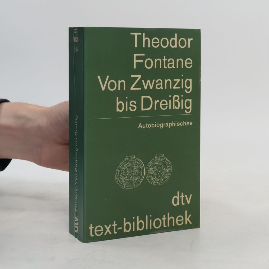 Theodor Fontane Von Zwanzig bis Dreißig