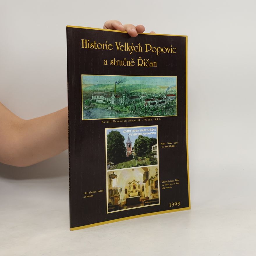 Jan Vinš Historie Velkých Popovic a stručně Říčan