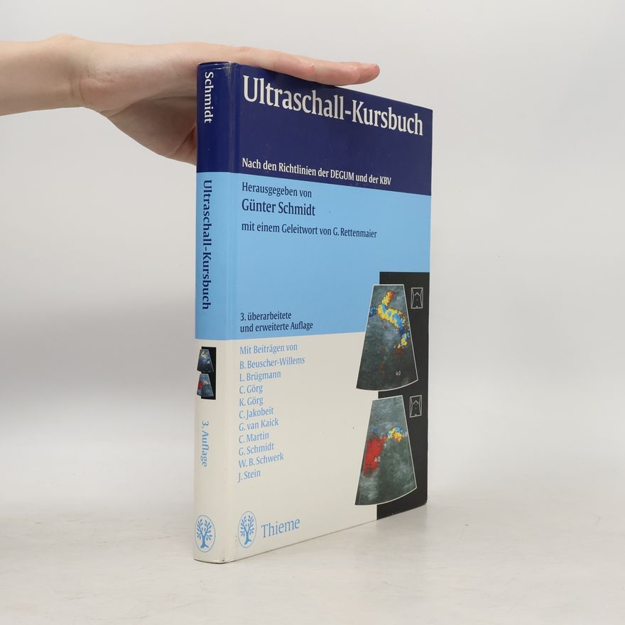 Günter Schmidt Ultraschall-Kursbuch