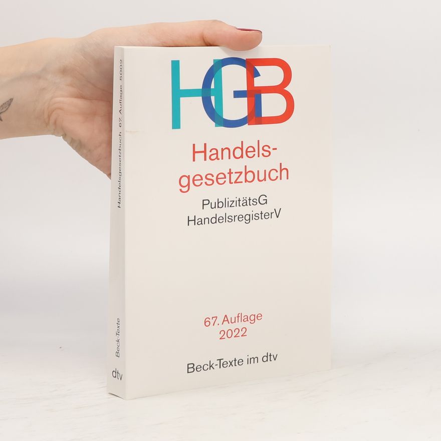 Various authors Handelsgesetzbuch HGB