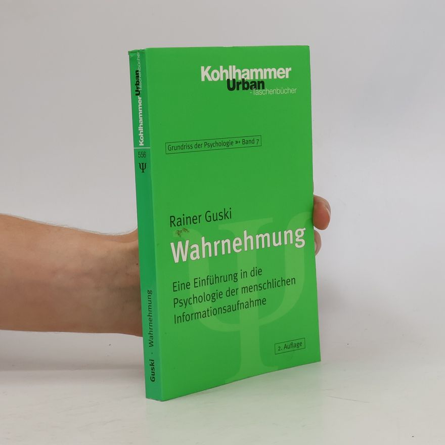 Rainer Guski Wahrnehmung