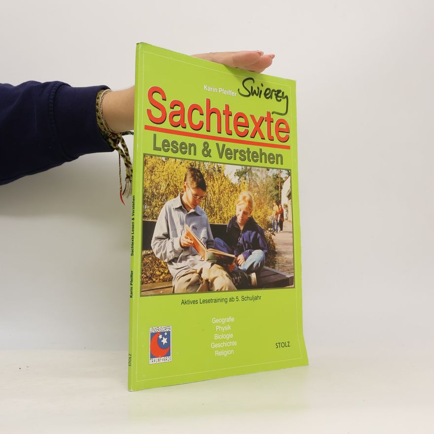 Karin Pfeiffer Sachtexte, Lesen & Verstehen