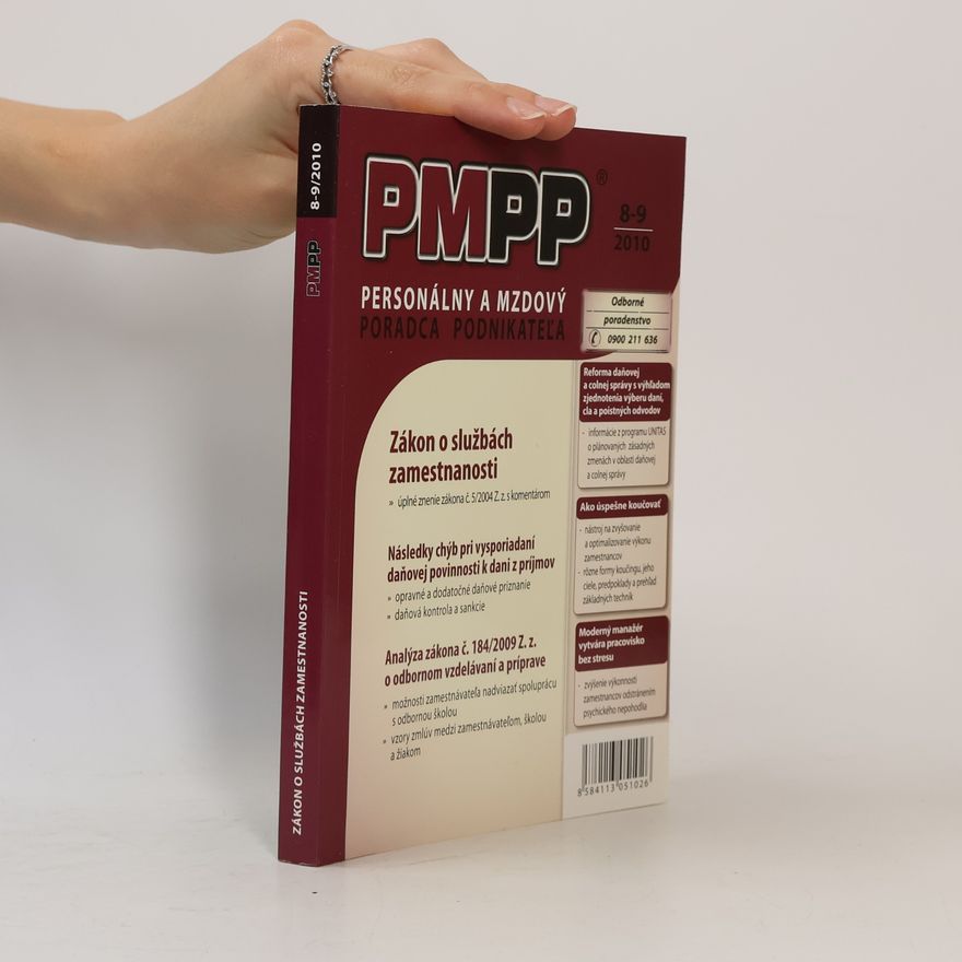 Autorenkollektiv PMPP. Zákon o službách zamestnanosti