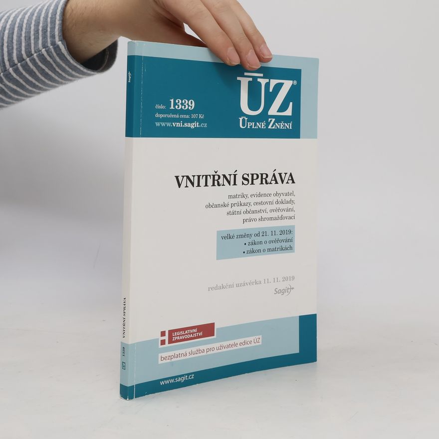 Autorenkollektiv ÚZ 1339 Vnitřní správa