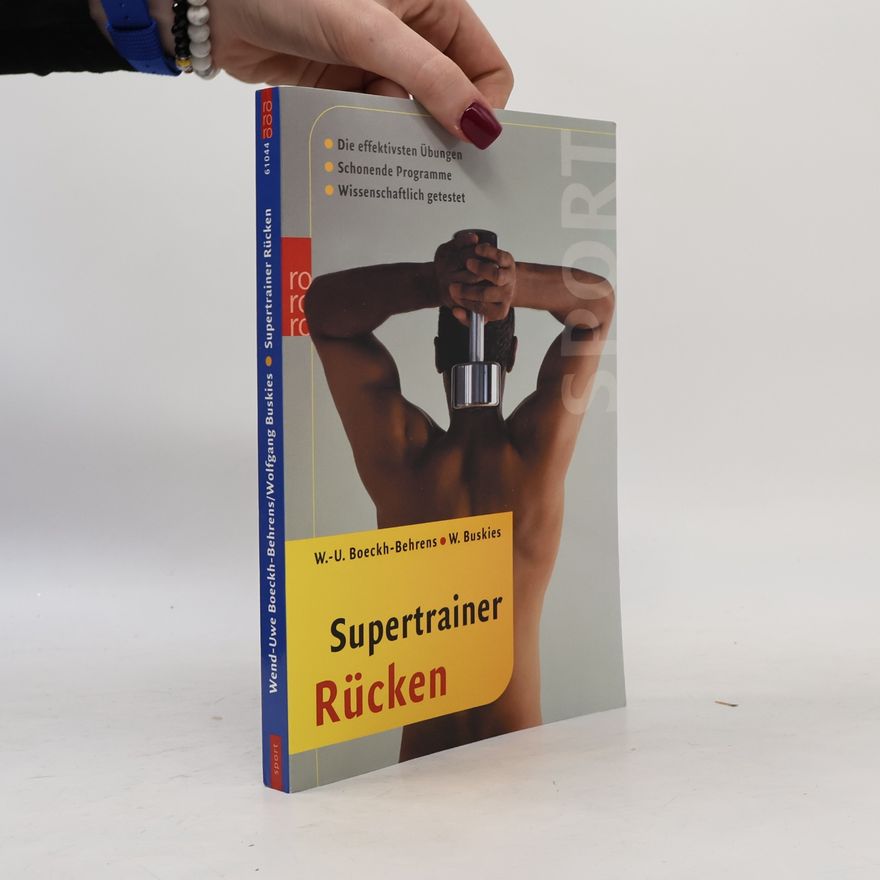 W. U. Boeckh Behrens Supertrainer Rücken