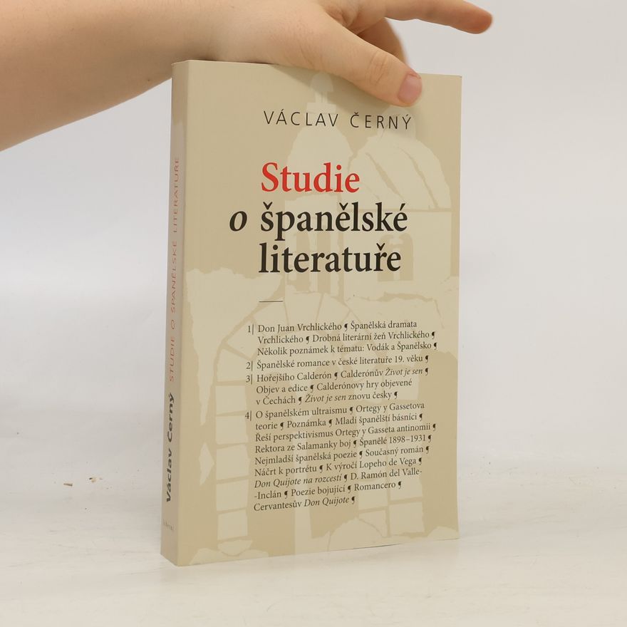 Václav Černý Studie o španělské literatuře