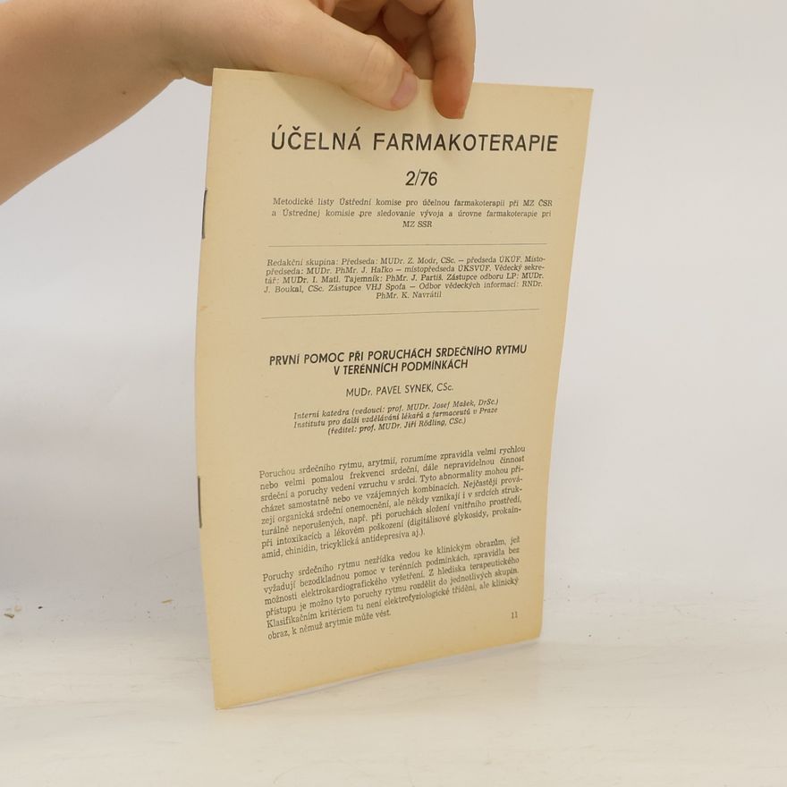 Pavel Synek Účelná farmakoterapie 2/76