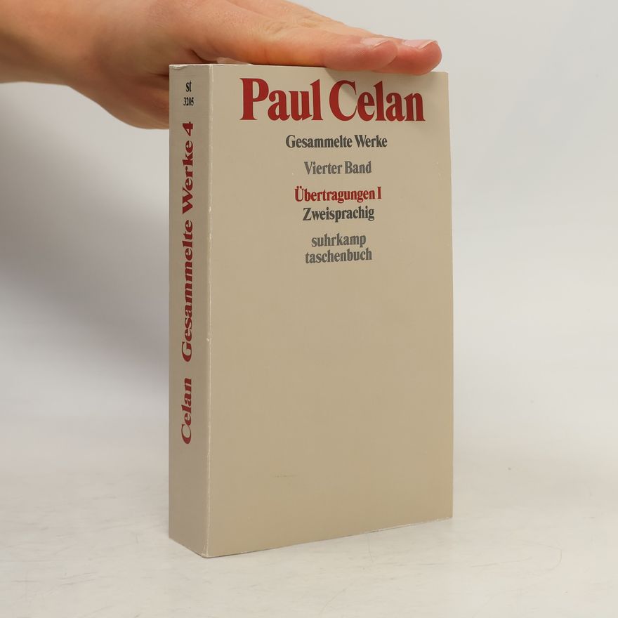 Paul Celan Gesammelte Werke 4