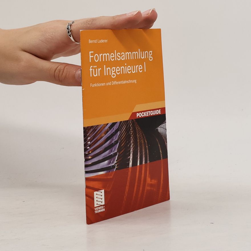Bernd Luderer Formelsammlung für Ingenieure I