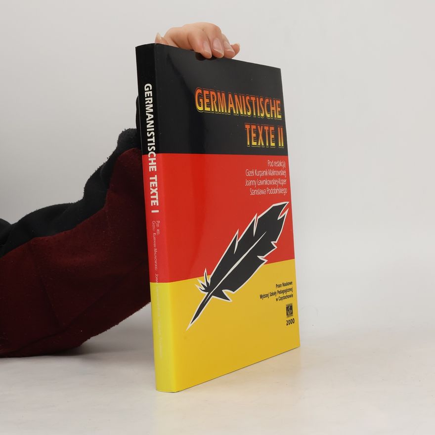 Gizela Kurpanik-Malinowska Germanistische Texte - 1: Germanistische Texte I