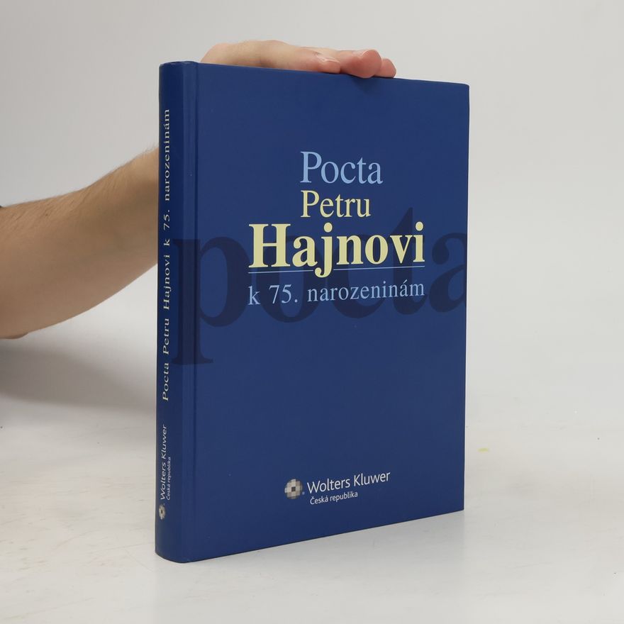 Jaromír Kožiak Pocta Petru Hajnovi k 75. narozeninám