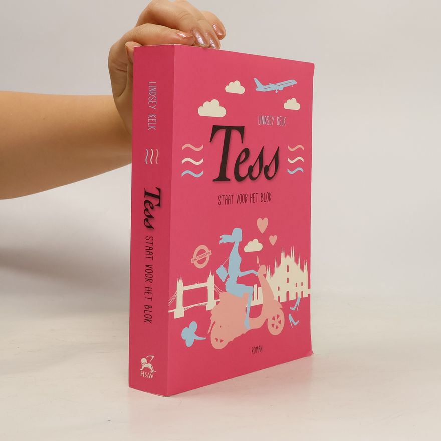 Lindsey Kelk Tess staat voor het blok