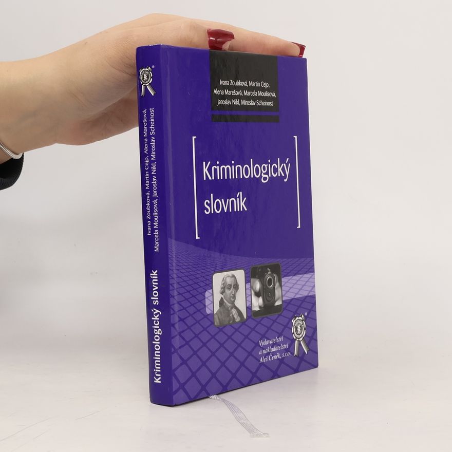 Ivana Zoubková Kriminologický slovník