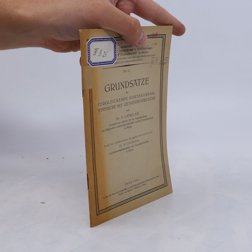 Dr. F. Chmelař Grundsatze