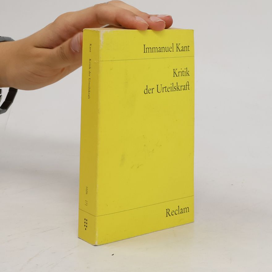 Immanuel Kant Kritik der Urteilskraft
