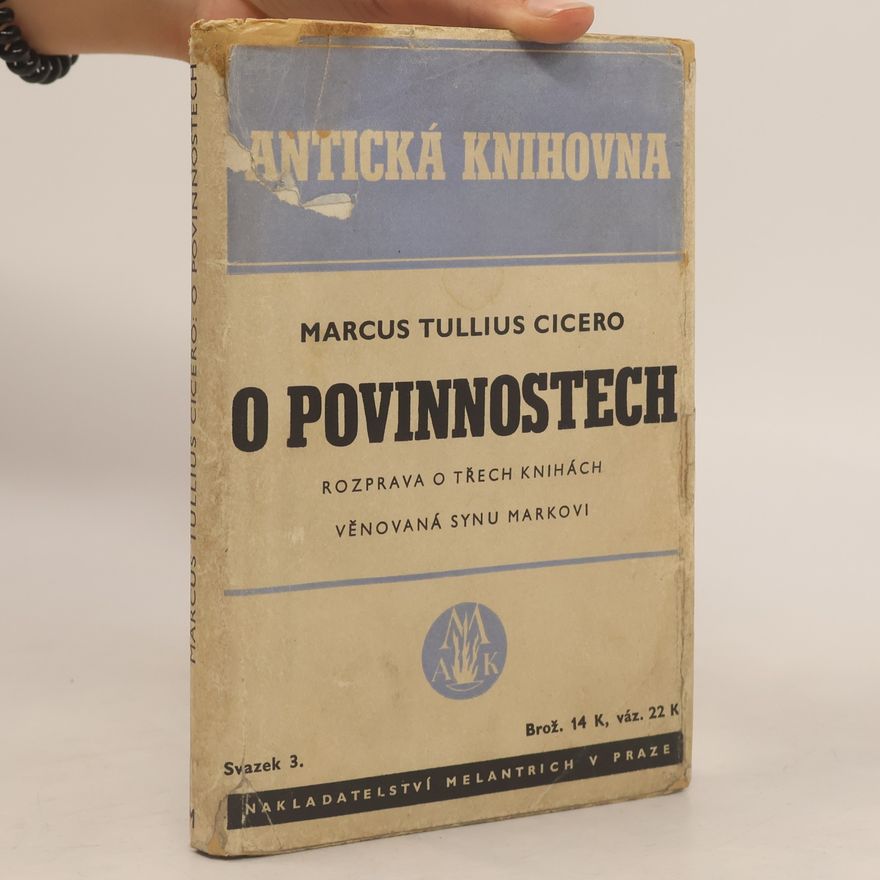 Marcus Tullius Cicero O povinnostech