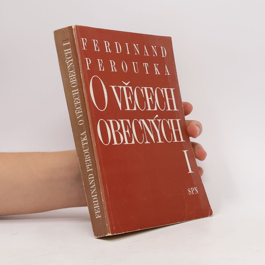 Daniel Bohdan O věcech obecných I.