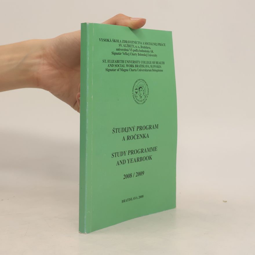 Autorenkollektiv Študijný program a ročenka 2008/2009